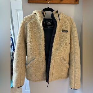 LL Bean Women’s Mountain Pile Fleece Jacket Size XS